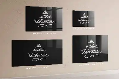 Magnetic dry erase board for outdoor adventure