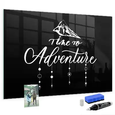 Magnetic dry erase board adventure design