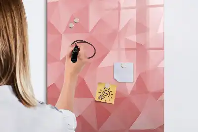 Magnetic erase board triangle abstraction design