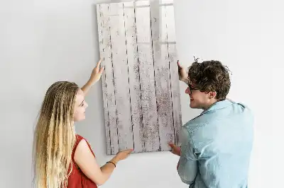 Magnetic dry erase board with wooden frame