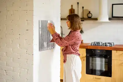 Magnetic dry erase board with wooden frame