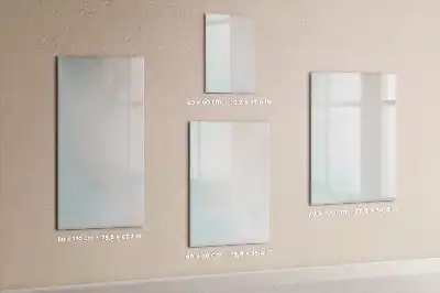Magnetic writing board in a pastel abstraction design