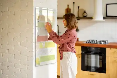 Magnetic writing board menu planner