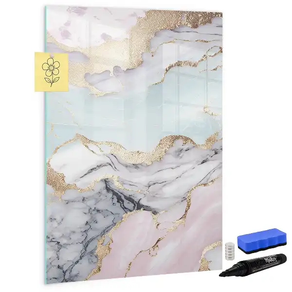 Magnetic writing board Marble