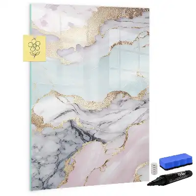 Magnetic writing board Marble