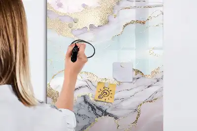 Magnetic writing board Marble