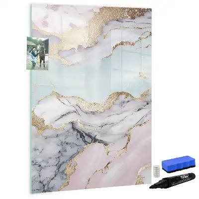 Magnetic writing board Marble