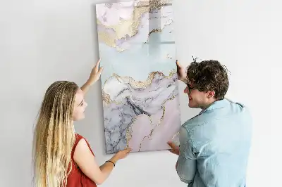 Magnetic writing board Marble