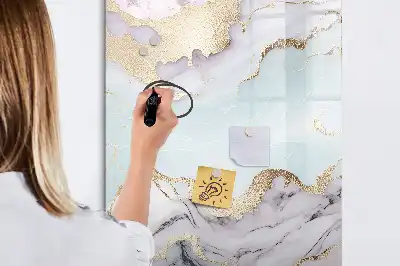 Magnetic writing board Marble