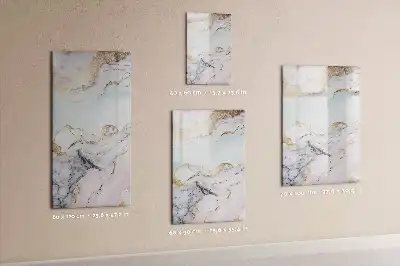 Magnetic writing board Marble