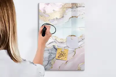 Magnetic writing board Marble