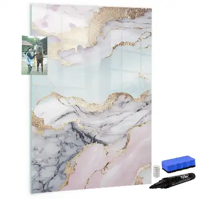 Magnetic writing board Marble