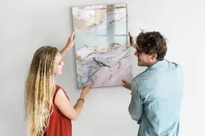 Magnetic writing board Marble