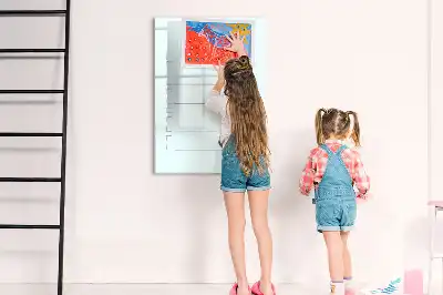 Magnetic erase board travel planner