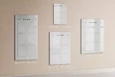 Magnetic erase board vision board