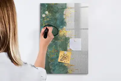 Magnetic writing board Decorative pattern