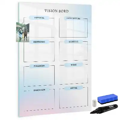 Magnetic chalkboard with eraser