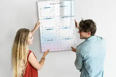 Magnetic chalkboard with eraser