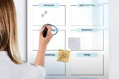 Magnetic chalkboard with eraser