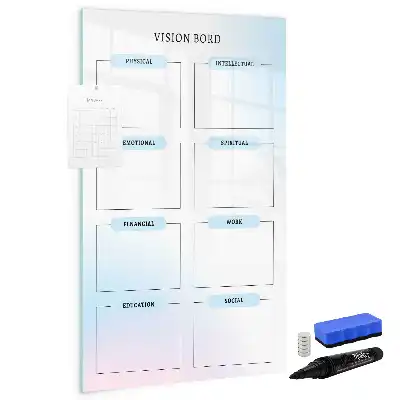 Magnetic chalkboard with eraser