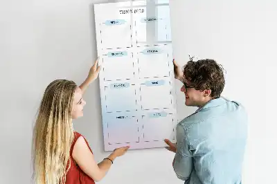 Magnetic chalkboard with eraser
