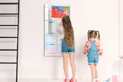 Magnetic chalkboard with eraser