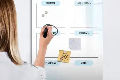 Magnetic chalkboard with eraser