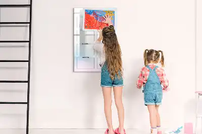 Magnetic chalkboard with eraser