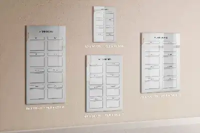 Magnetic vision board with writing surface
