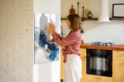 Magnetic writing board absolute marble design