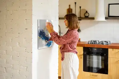 Magnetic writing board absolute marble design