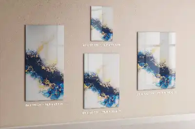 Magnetic writing board absolute marble design