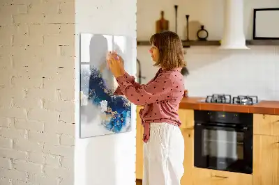 Magnetic writing board absolute marble design