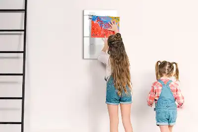 Magnetic erase board weekly planner