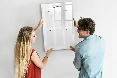 Magnetic writing board vision board