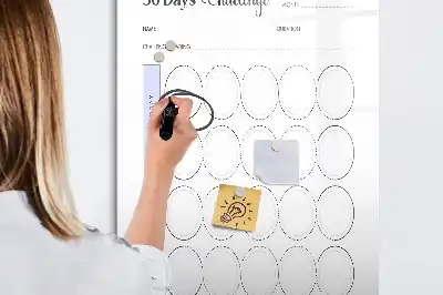 Magnetic writing board 30-day planner