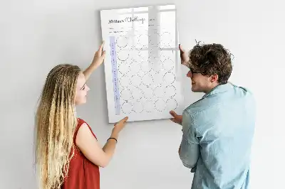 Magnetic writing board 30-day planner