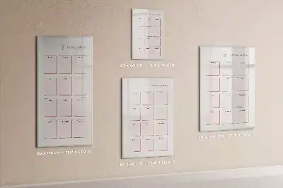 Birthday calendar magnetic erase board