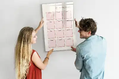 Birthday calendar magnetic erase board