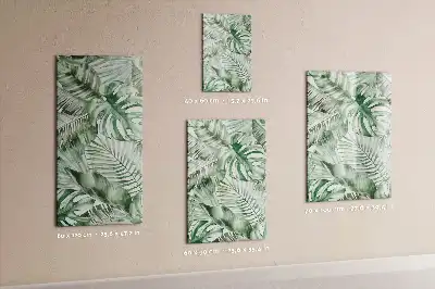 Magnetic writing board Watercolor leaves