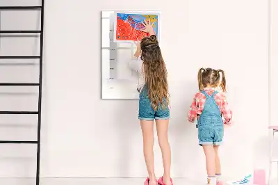Magnetic meal planner dry erase board for refrigerator