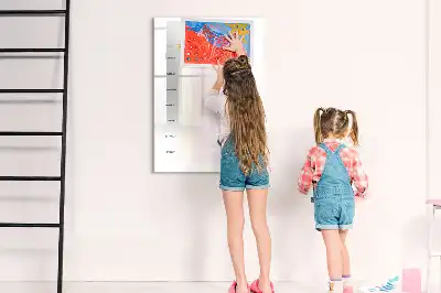 Magnetic writing board nutrition planner