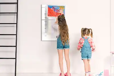 Magnetic meal planner dry erase board for refrigerator