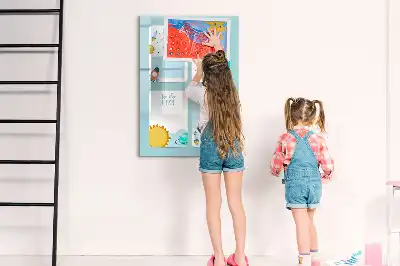 Magnetic writing board galaxy planner