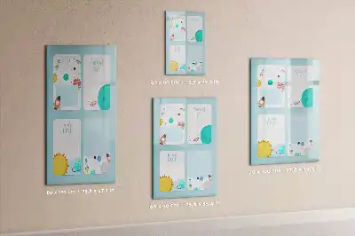 Magnetic writing board galaxy planner