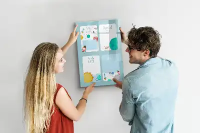 Magnetic writing board galaxy planner