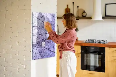 Magnetic erase board Leaf texture