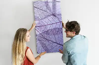 Magnetic erase board Leaf texture