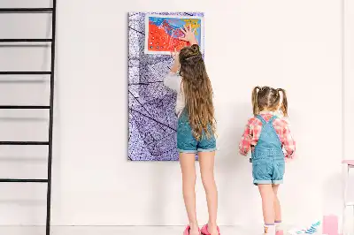 Magnetic erase board Leaf texture