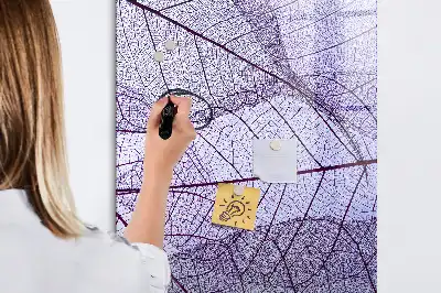 Magnetic erase board Leaf texture